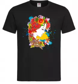 Мужская футболка Be brave like Ukraine мапа України Белый фото