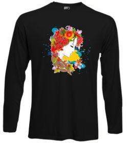 Лонгслив Українка петриківський розпис