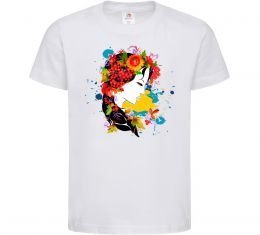 Детская футболка Українка петриківський розпис Детская футболка Українка петриківський розпис