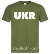 Чоловіча футболка UKR Оливковий фото
