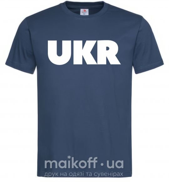 Мужская футболка UKR Темно-синий фото