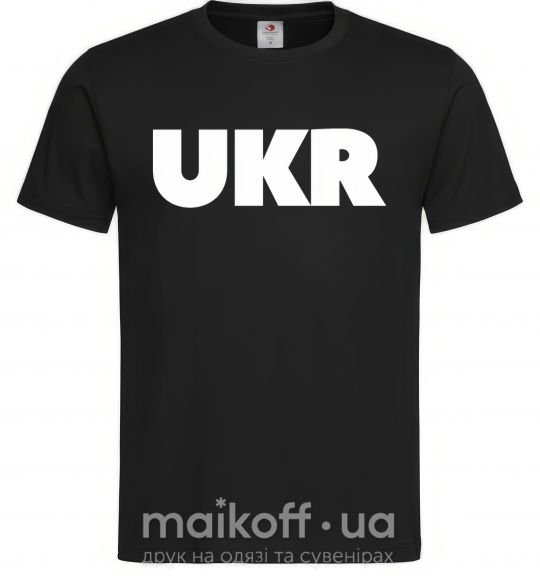 Мужская футболка UKR Черный фото