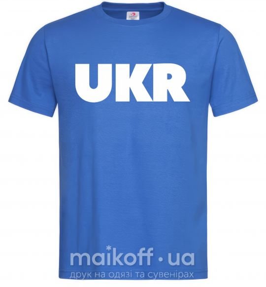 Чоловіча футболка UKR Яскраво-синій фото