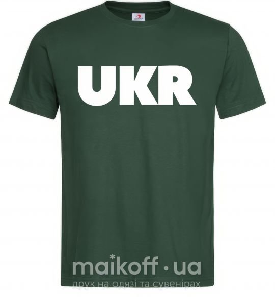 Чоловіча футболка UKR Темно-зелений фото