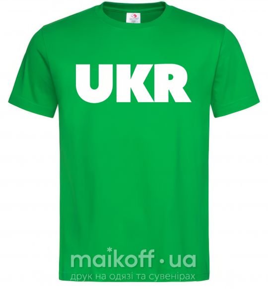 Мужская футболка UKR Зеленый фото
