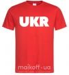 Мужская футболка UKR Красный фото