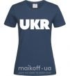 Жіноча футболка UKR Темно-синій фото