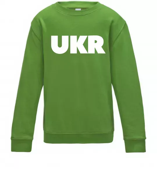 Детский Свитшот UKR Лаймовый фото