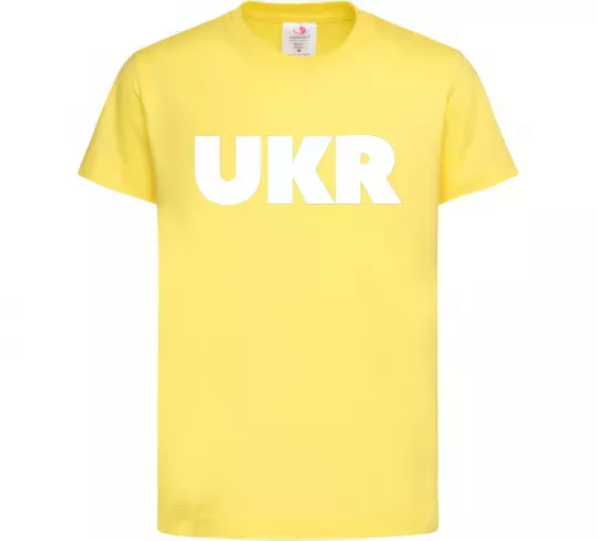 Дитяча футболка UKR Лимонний фото