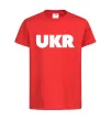 Детская футболка UKR Красный фото