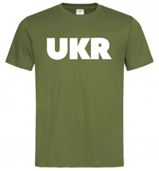 Мужская футболка UKR Оливковый фото