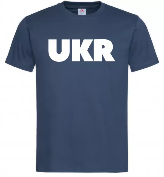Мужская футболка UKR Темно-синий фото