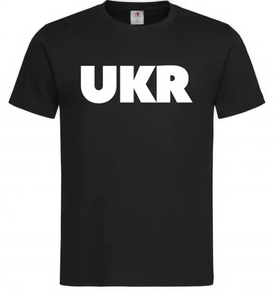 Мужская футболка UKR Черный фото