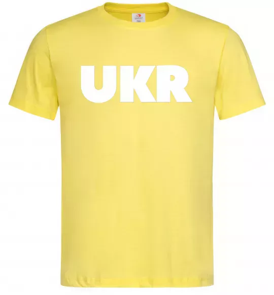 Мужская футболка UKR Лимонный фото