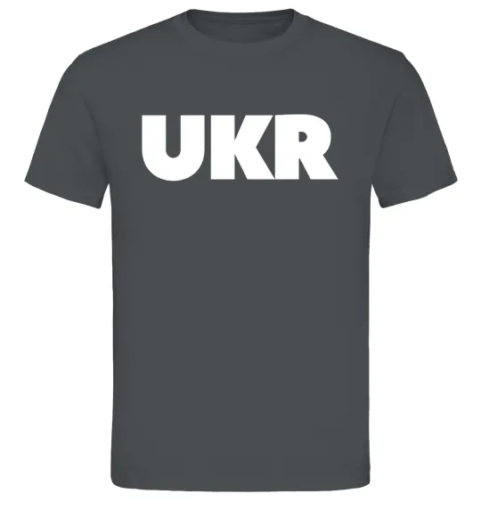 Мужская футболка UKR Графит фото