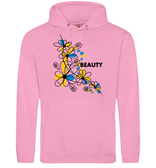 Жіноча толстовка (худі) Ukrainian beauty Рожевий фото