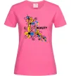 Женская футболка Ukrainian beauty Ярко-розовый Женская футболка Ukrainian beauty Ярко-розовый фото
