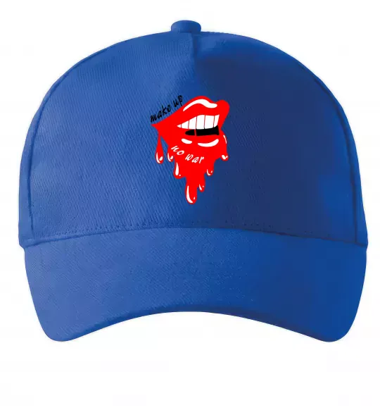 Кепка Make up no war Яскраво-синій фото