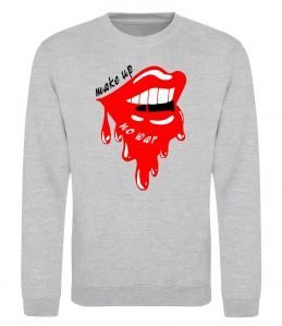 Світшот Make up no war