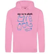 Женская толстовка (худи) Say no to plastic Розовый фото