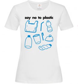 Жіноча футболка Say no to plastic