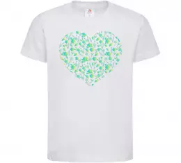 Детская футболка Патріотичне серце Белый фото