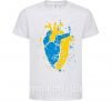 Детская футболка Серце українця Белый фото