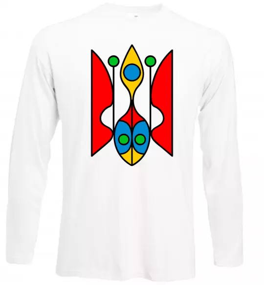 Лонгслив Тризуб модернізований Белый фото