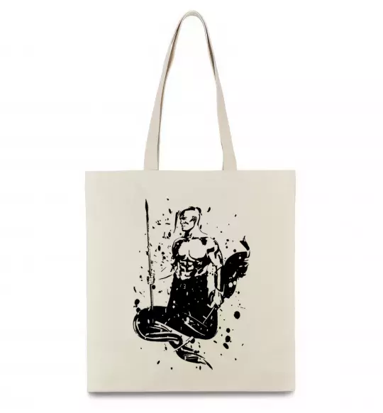 Еко-сумка Козак black splash Бежевий фото