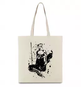 Еко-сумка Козак black splash Бежевий фото