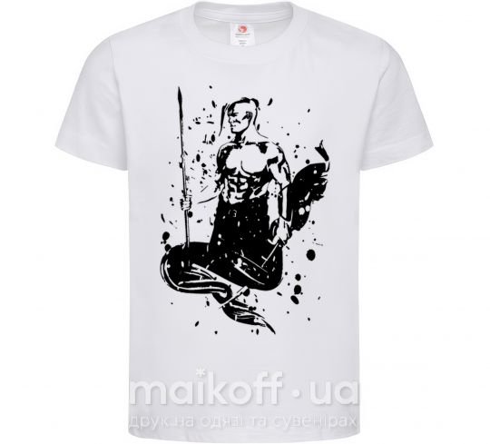 Детская футболка Козак black splash Белый фото