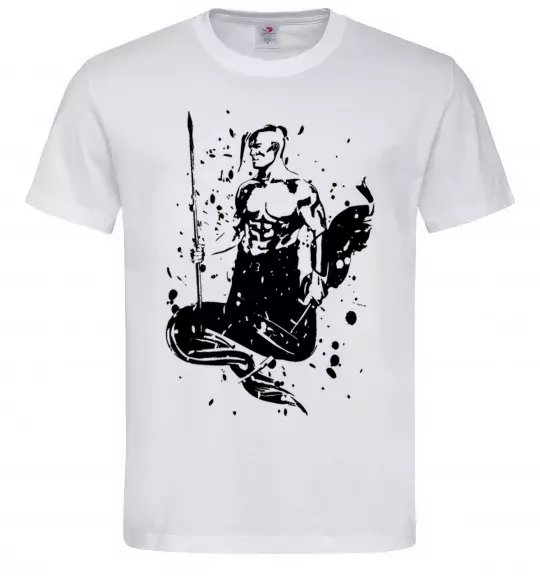 Мужская футболка Козак black splash Белый фото