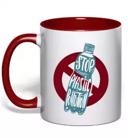 Чашка с цветной ручкой