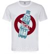 Мужская футболка Остановите загрязнение пластиком Белый фото