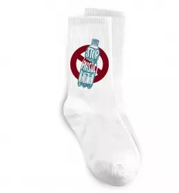 Носки Зупинити забруднення пластиком Белый фото