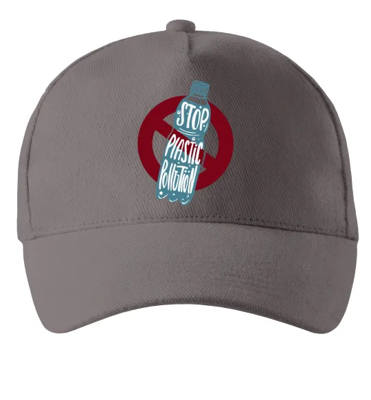 Кепка Зупинити забруднення пластиком Серый фото