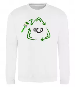 Світшот ECO краска Білий фото