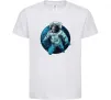 Дитяча футболка Космонавт і місяць Білий фото