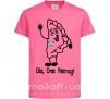 Детская футболка Obi one pierogi Ярко-розовый фото