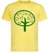 Чоловіча футболка Green tree heart Лимонний фото