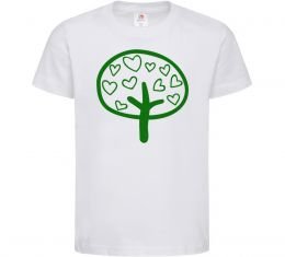 Детская футболка Green tree heart