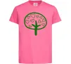 Детская футболка Green tree heart Ярко-розовый фото