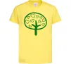 Детская футболка Green tree heart Лимонный фото