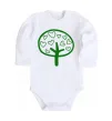 Детский боди Green tree heart Белый фото
