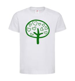 Детская футболка Green tree heart