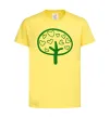 Детская футболка Green tree heart Лимонный фото