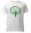 Чоловіча преміум футболка Green tree heart Білий фото
