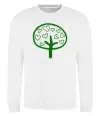 Свитшот Green tree heart Белый фото