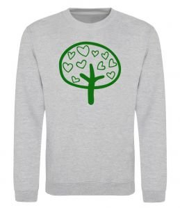 Свитшот Green tree heart Свитшот Green tree heart
