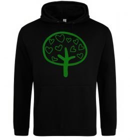 Чоловіча толстовка (худі) Green tree heart